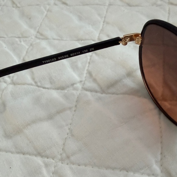 Tory Burch Brown Sunglasses with Orange Case